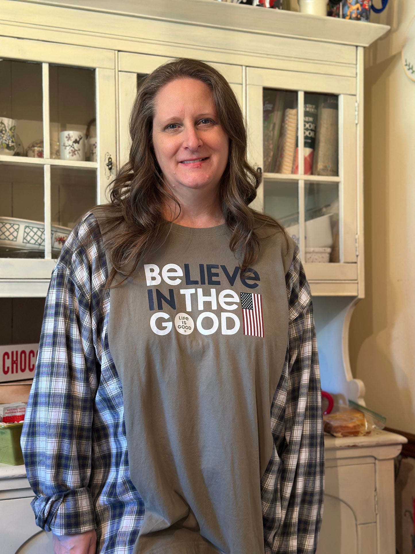 Upcycled Life Is Good T-shirt and Shirt