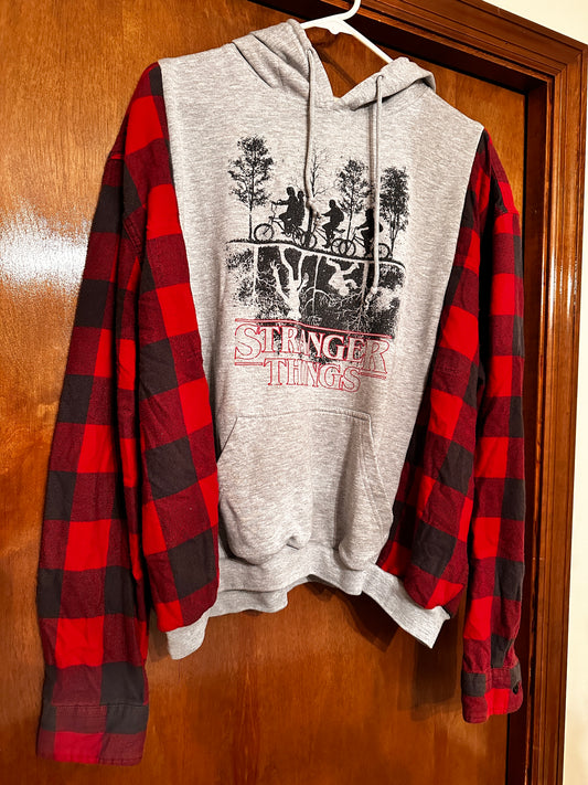 Upcycled "Stranger Things" Hoodie
