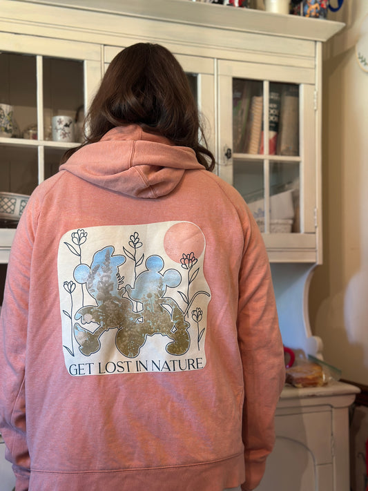 Upcycled Gap Zip Hoodie and Mickey & Minnie T-shirt